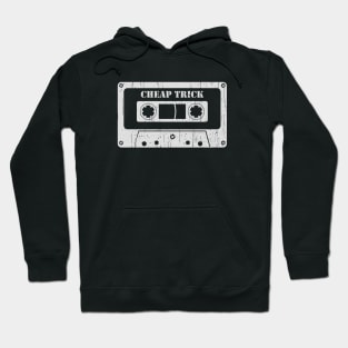 Cheap Trick - Vintage Cassette White Hoodie